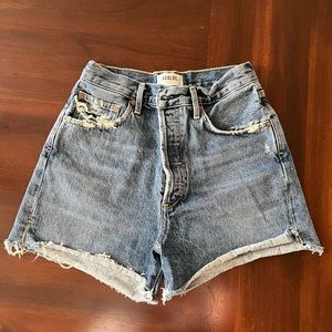 AGOLDE Dee high rise shorts